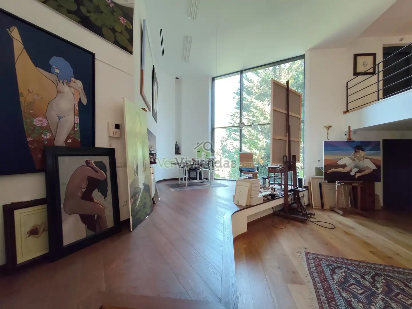 Sala d'estar de Casa o xalet en venda en Sant Cugat del Vallès amb Aire condicionat, Calefacció i Jardí privat