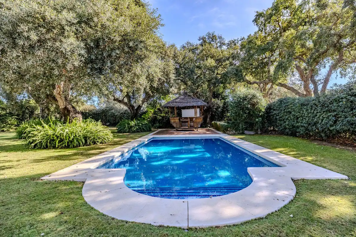Piscina de Casa o xalet en venda en Sotogrande amb Aire condicionat, Jardí privat i Terrassa