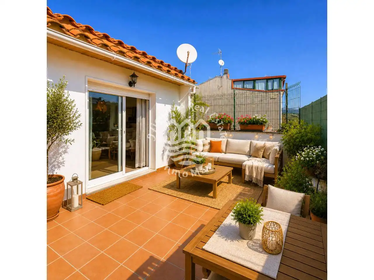 Terrassa de Casa o xalet en venda en Terrassa amb Aire condicionat, Calefacció i Terrassa