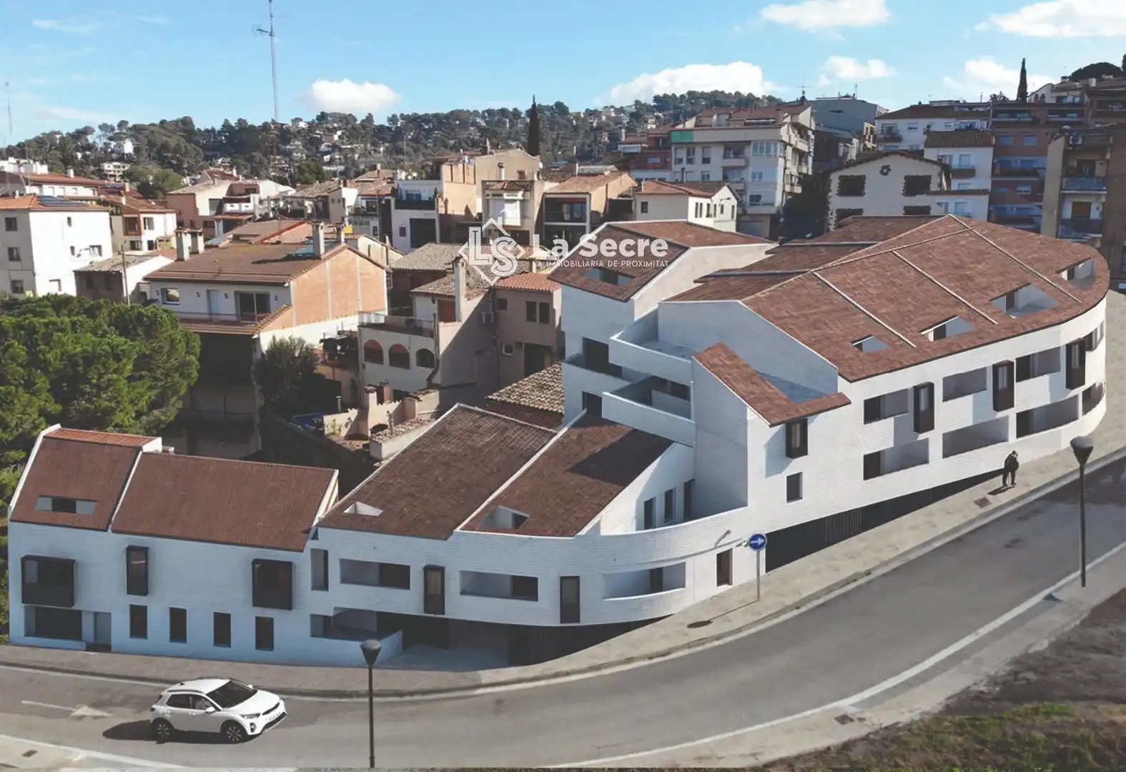 Vista exterior de Dúplex en venda en Castellví de Rosanes amb Aire condicionat, Calefacció i Terrassa