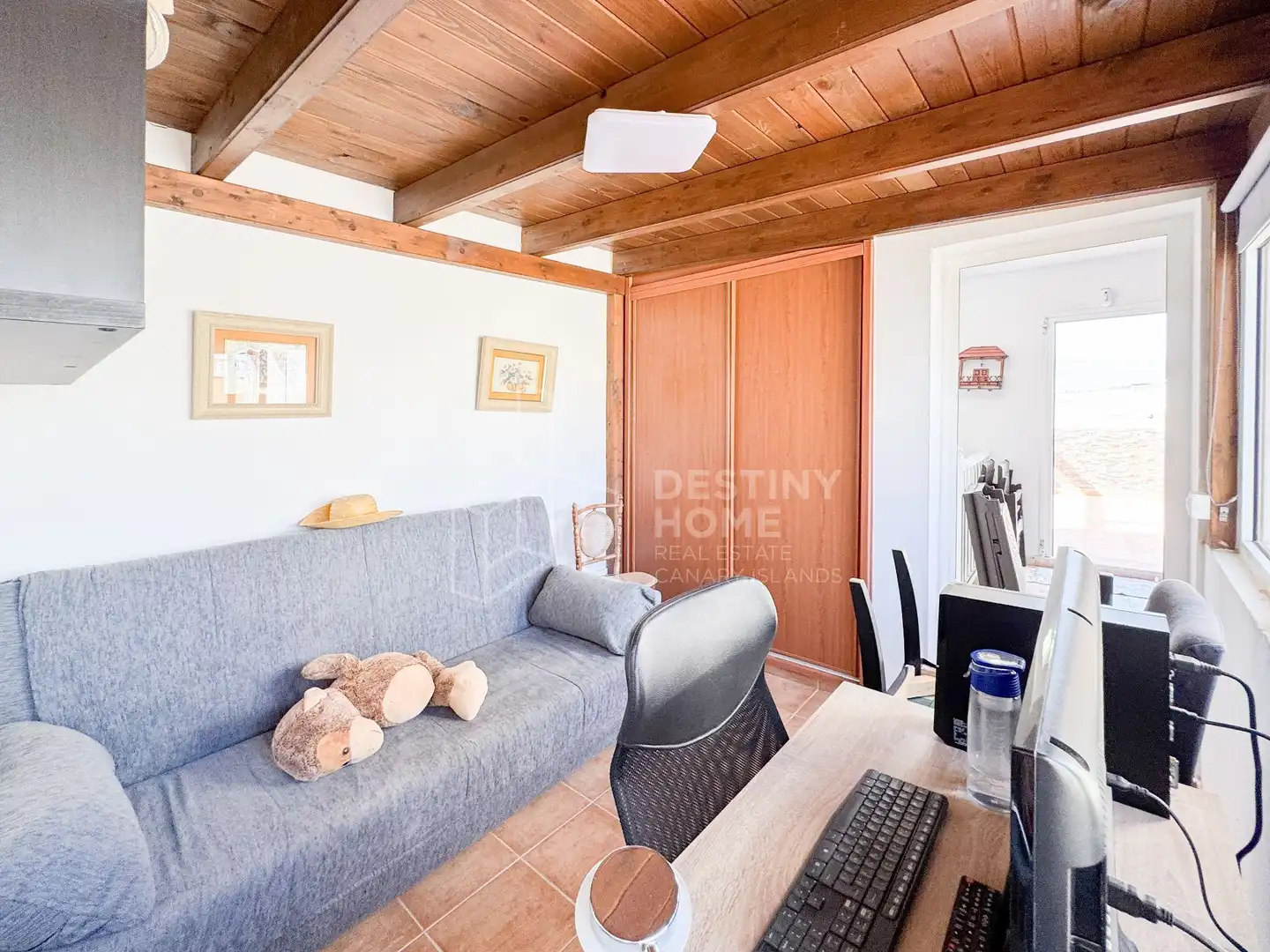 Sala de estar de Casa adosada en venta en Puerto del Rosario