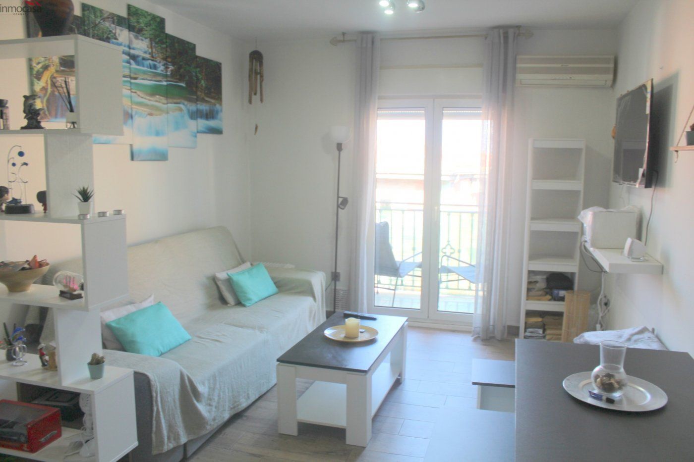 Living room of Apartment to rent in Armilla  with Air Conditioner and Balcony