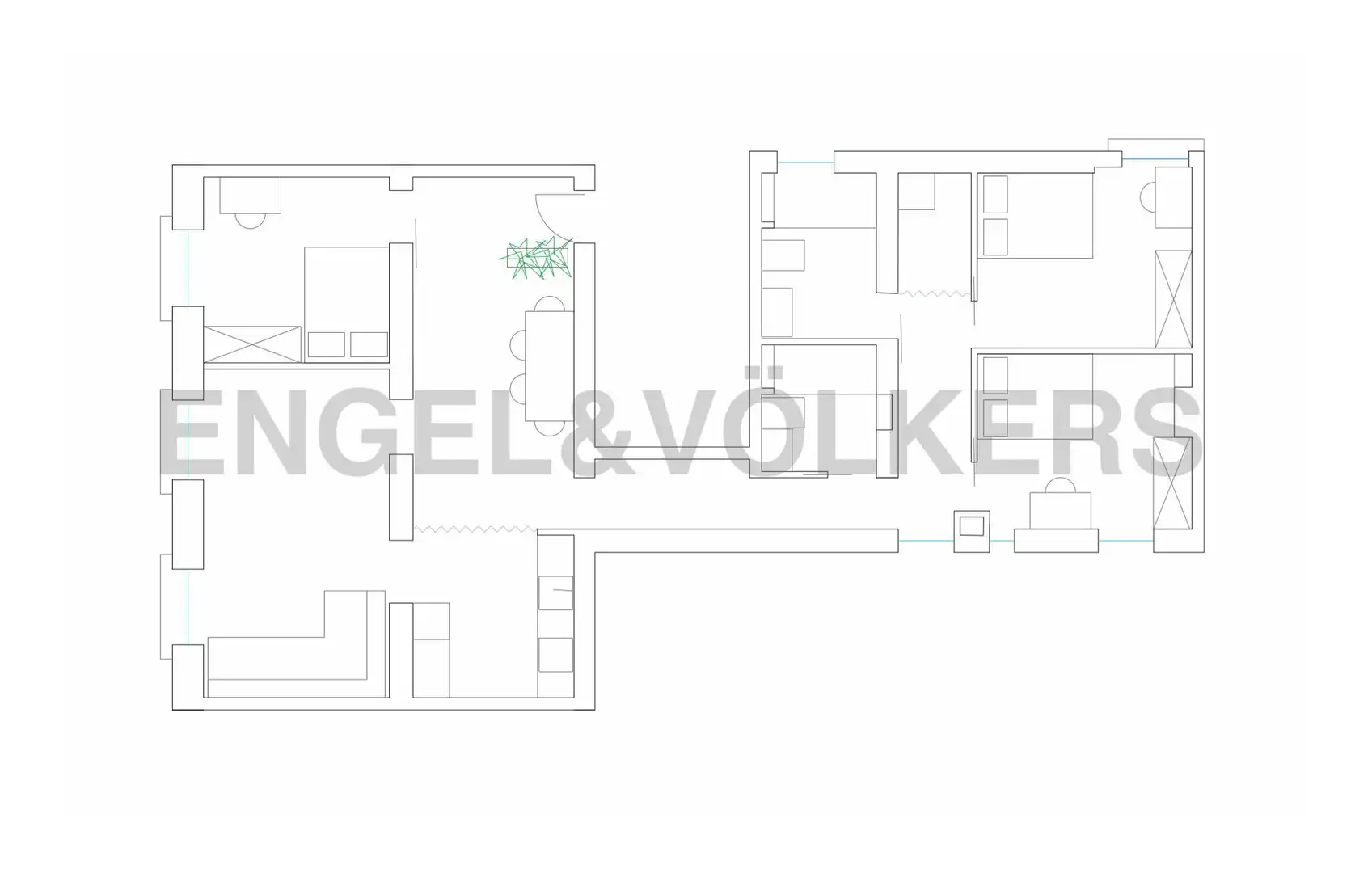 Flat for rent in Madrid  with Air Conditioner, Heating and Furnished