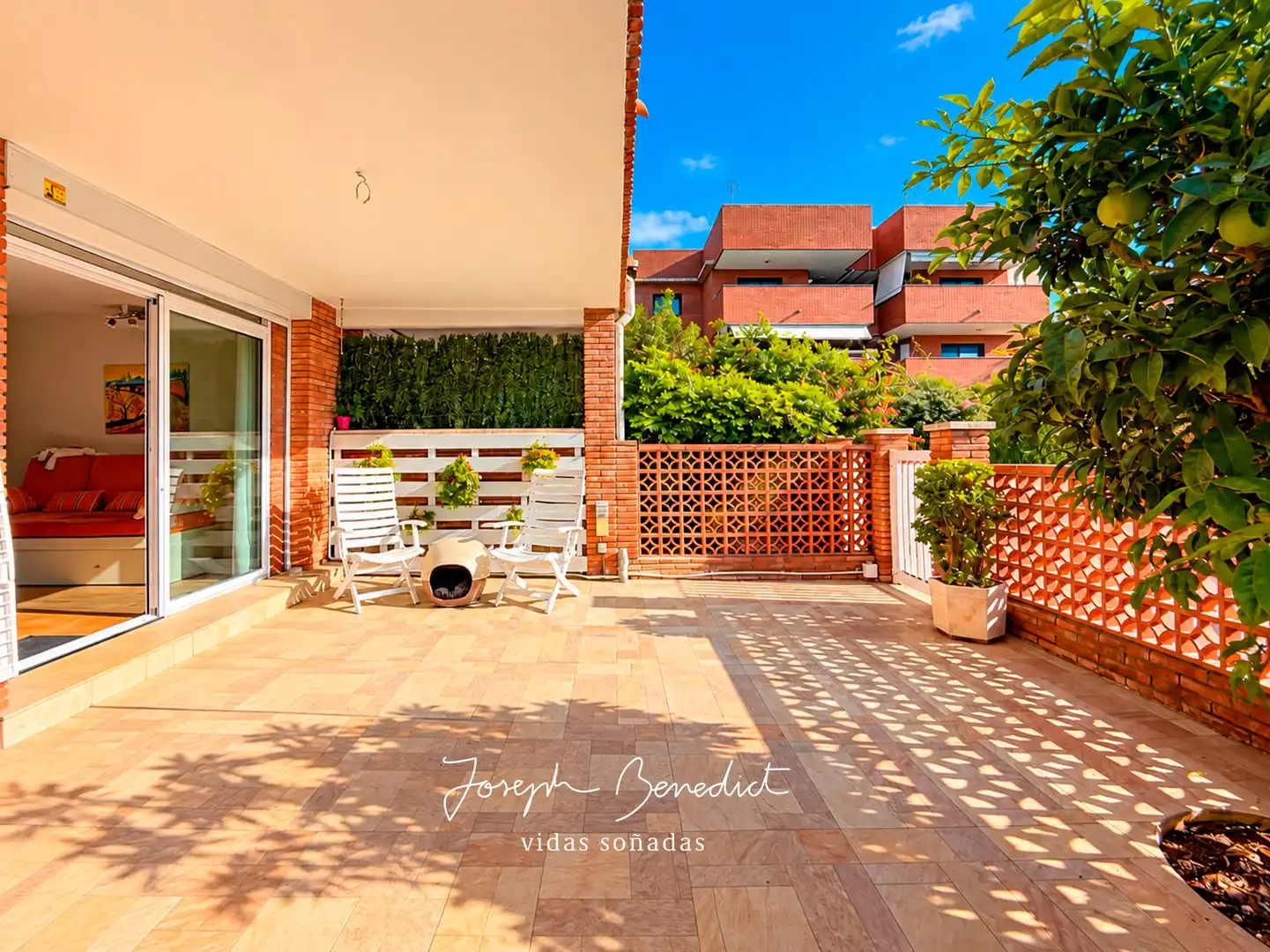 Terraza de Casa o chalet en venta en Castelldefels con Aire acondicionado, Calefacción y Jardín privado