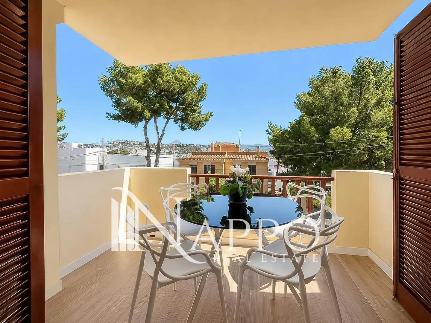 Terrasse von Wohnung zur Miete in Calvià mit Klimaanlage, Heizung und Terrasse