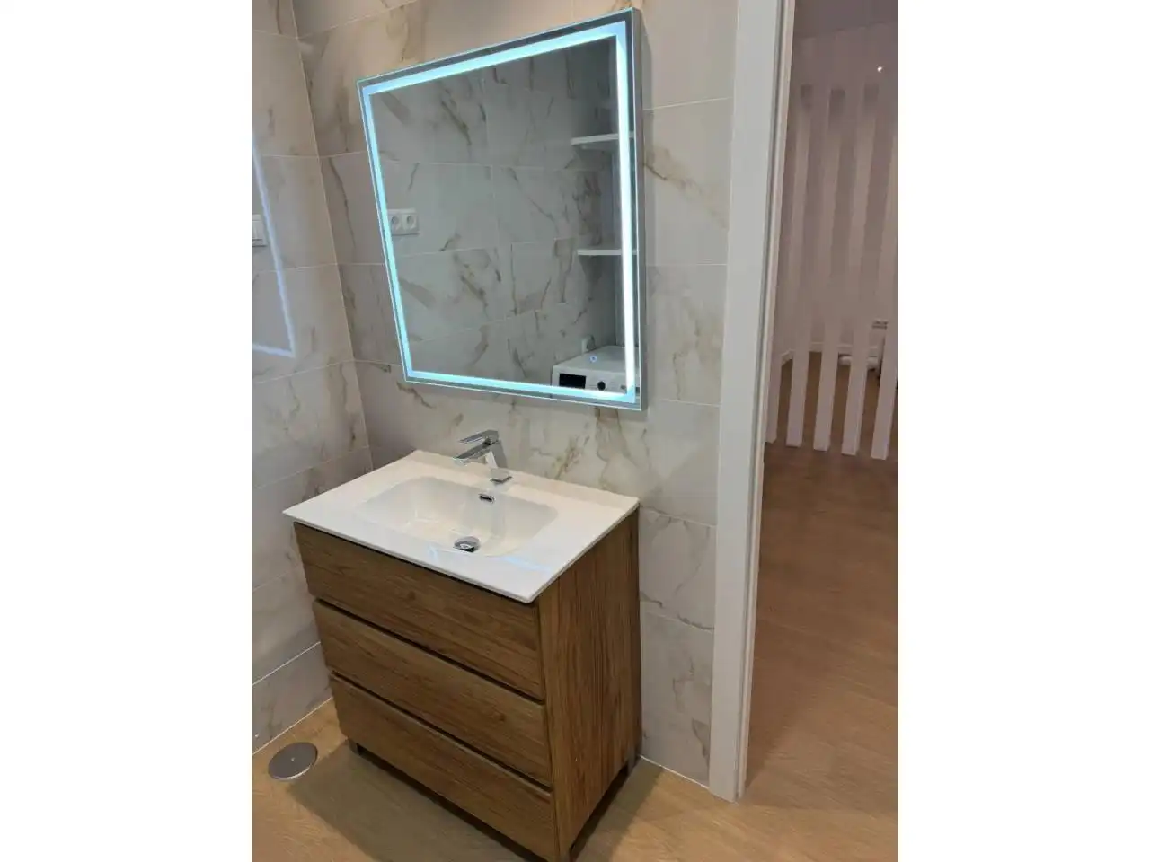 Bathroom of Flat for sale in Barcelona  with Air Conditioner, Furnished and Alarm