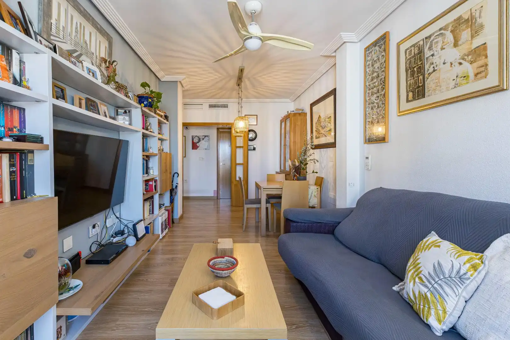 Sala d'estar de Àtic en venda en Murcia amb Aire condicionat, Terrassa i Traster