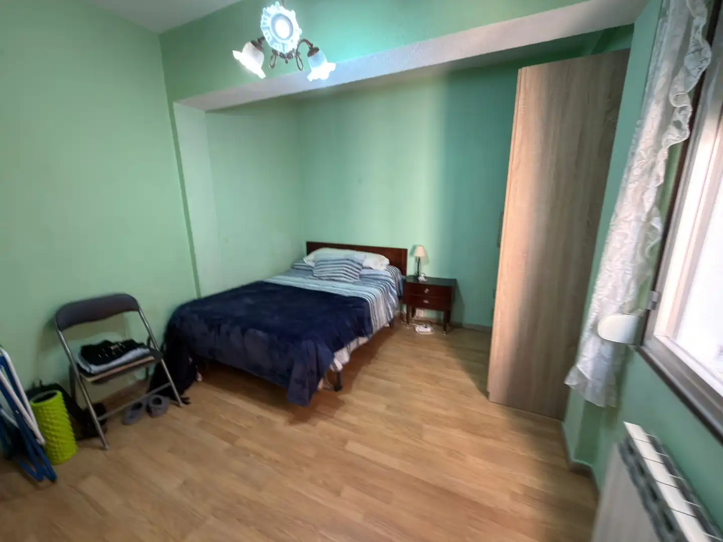 Schlafzimmer von Wohnung zur Miete in Pontevedra Capital  mit Heizung, Möbliert und Ofen