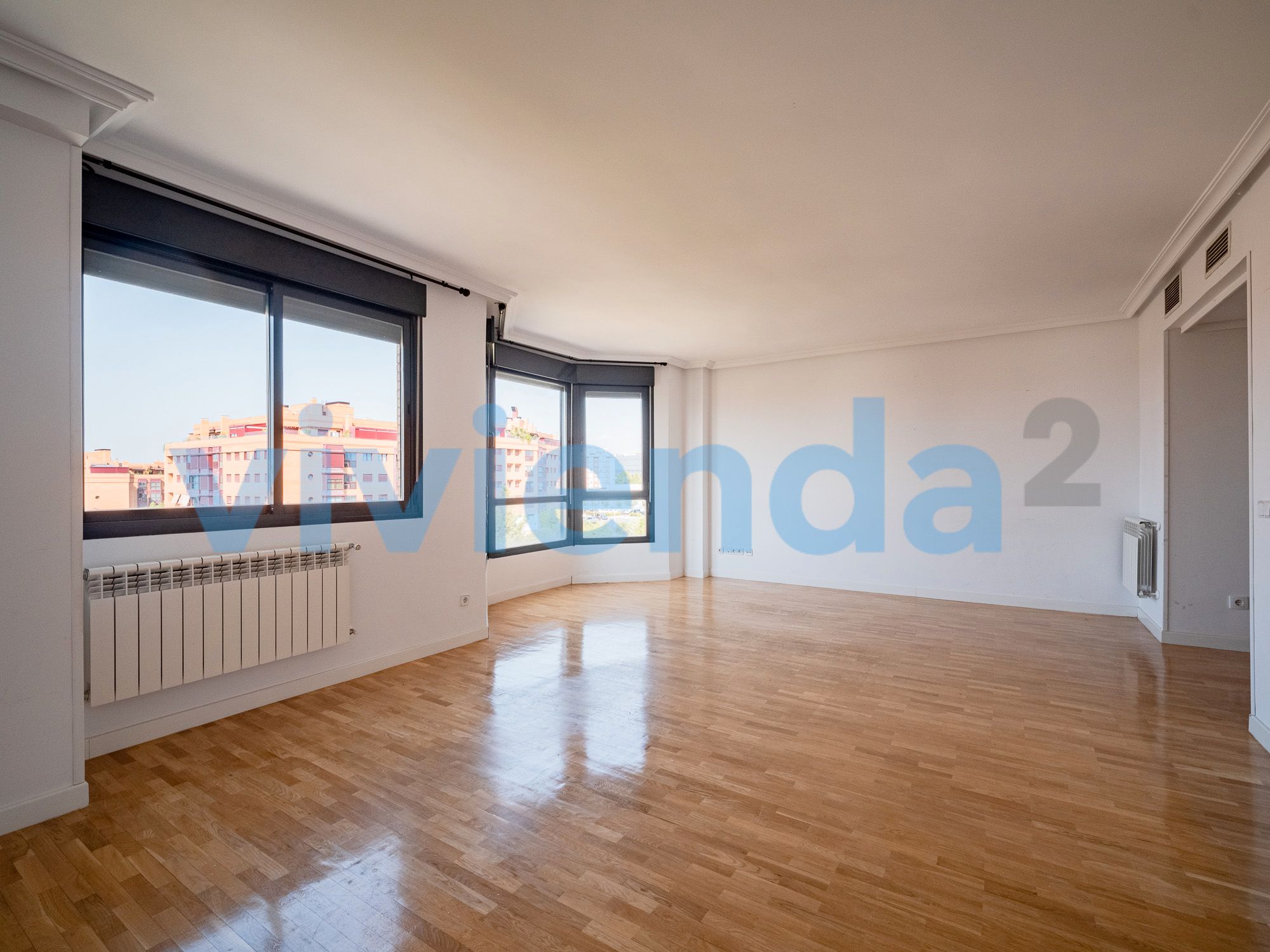 Sala d'estar de Pis en venda en  Madrid Capital amb Aire condicionat, Calefacció i Terrassa