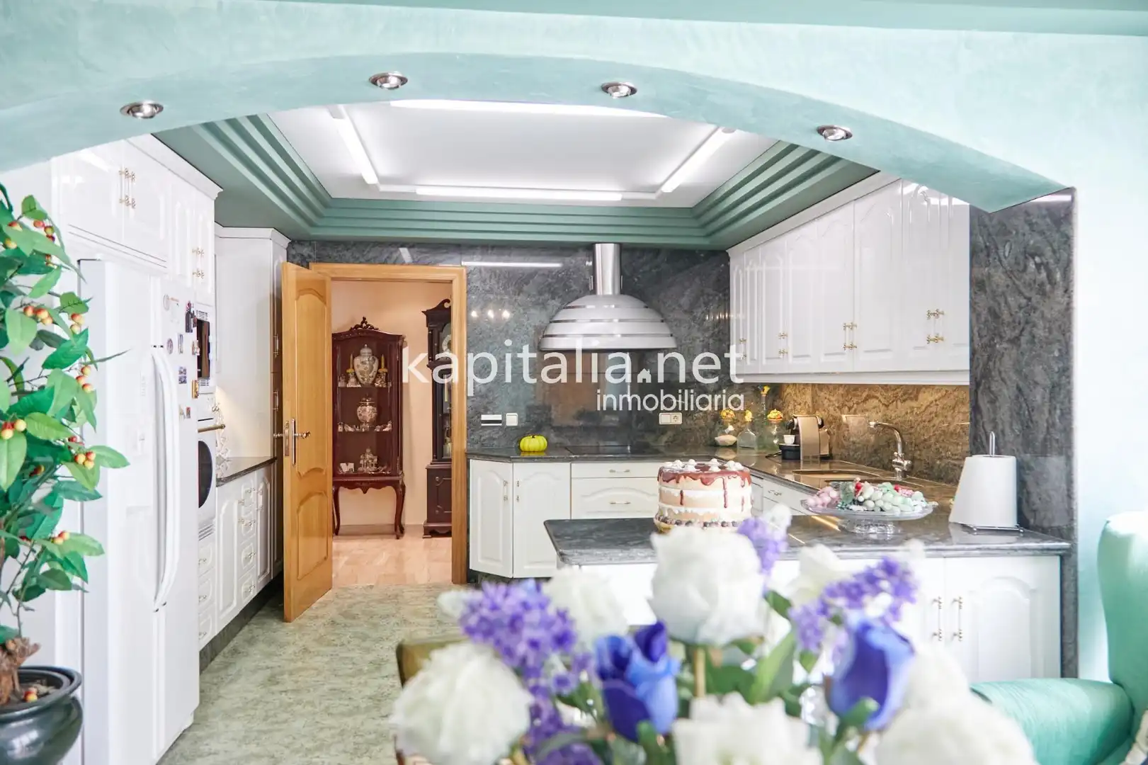 Cocina de Casa adosada en venta en Albaida con Aire acondicionado, Terraza y Trastero