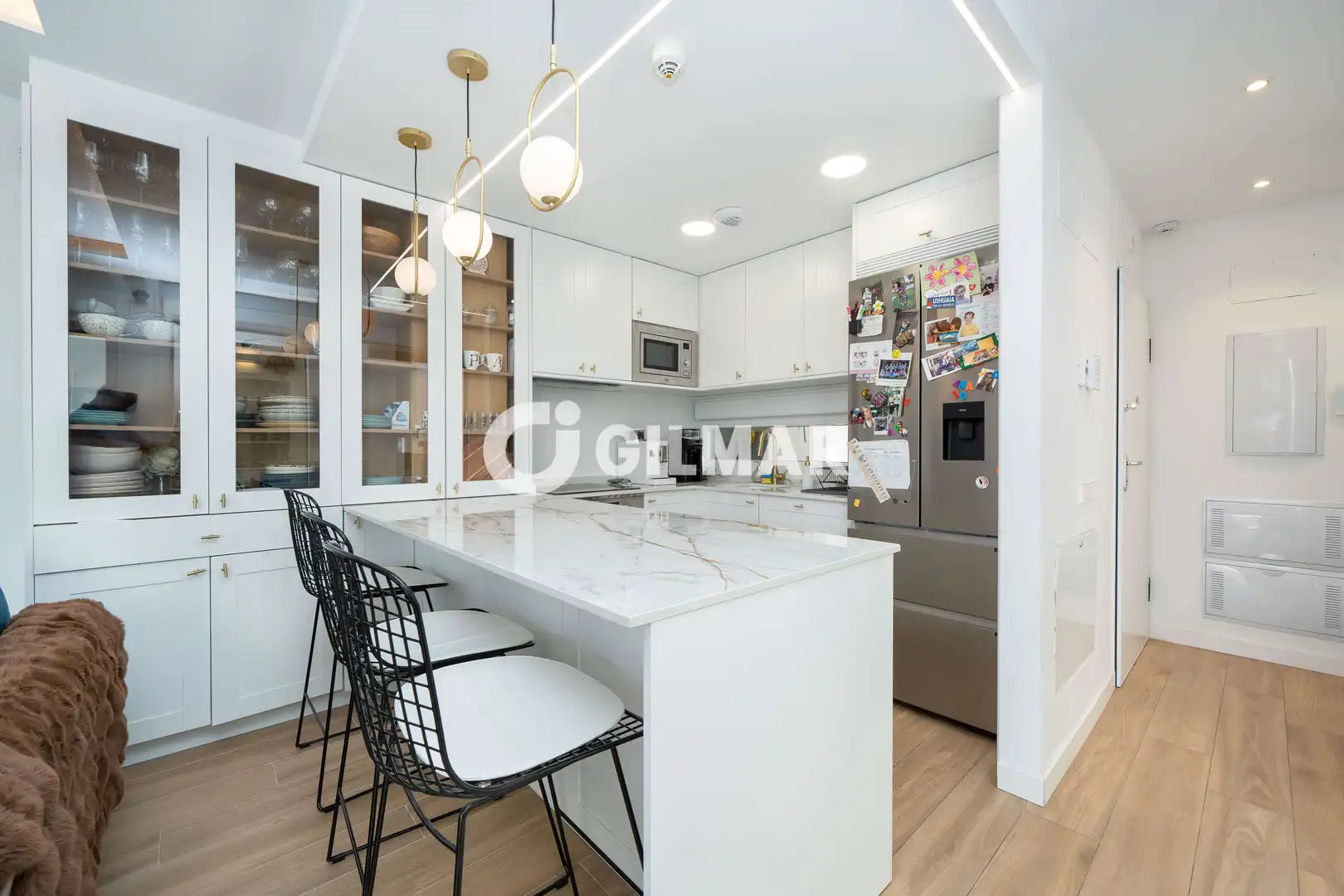 Cocina de Casa adosada en venta en Madrid con Calefacción, Jardín privado y Piscina