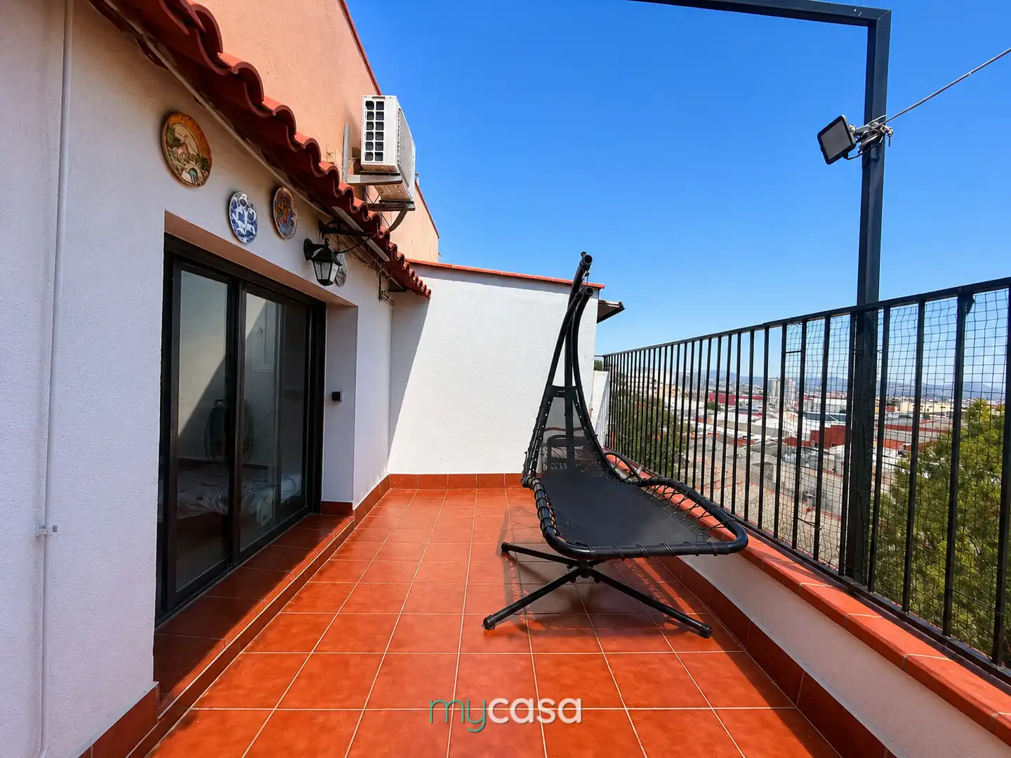 Terrasse von Dachboden zum Verkauf in El Prat de Llobregat mit Klimaanlage, Heizung und Parkett