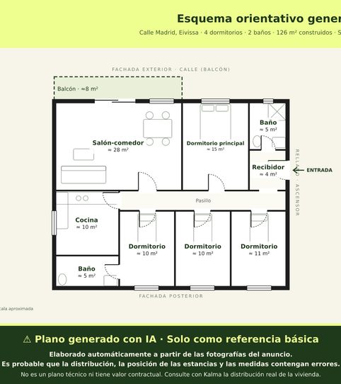 Foto 2 de Piso en venta en S'Eixample - Can Misses, Eivissa