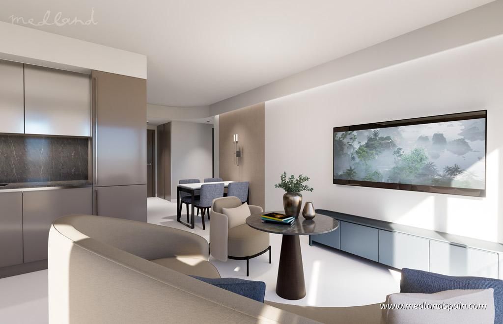 Sala d'estar de Apartament en venda en Torrevieja amb Terrassa i Piscina comunitària