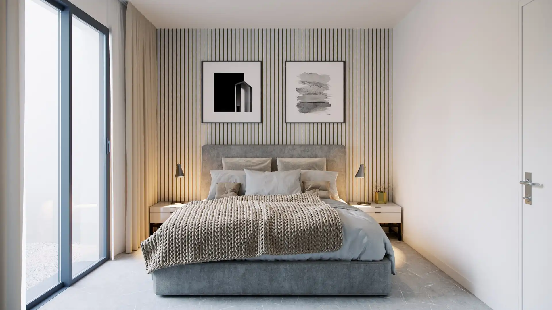 Habitación de Casa adosada en venta en Murcia con Aire acondicionado, Jardín privado y Terraza