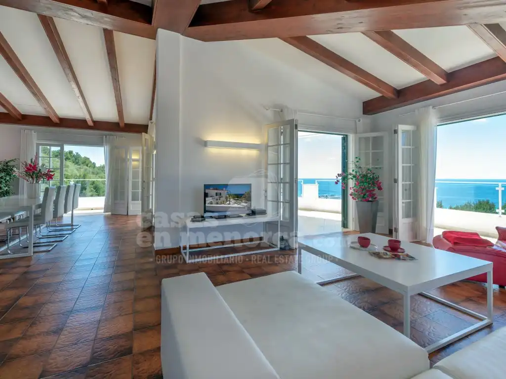 Sala d'estar de Casa o xalet en venda en Es Migjorn Gran amb Terrassa i Piscina