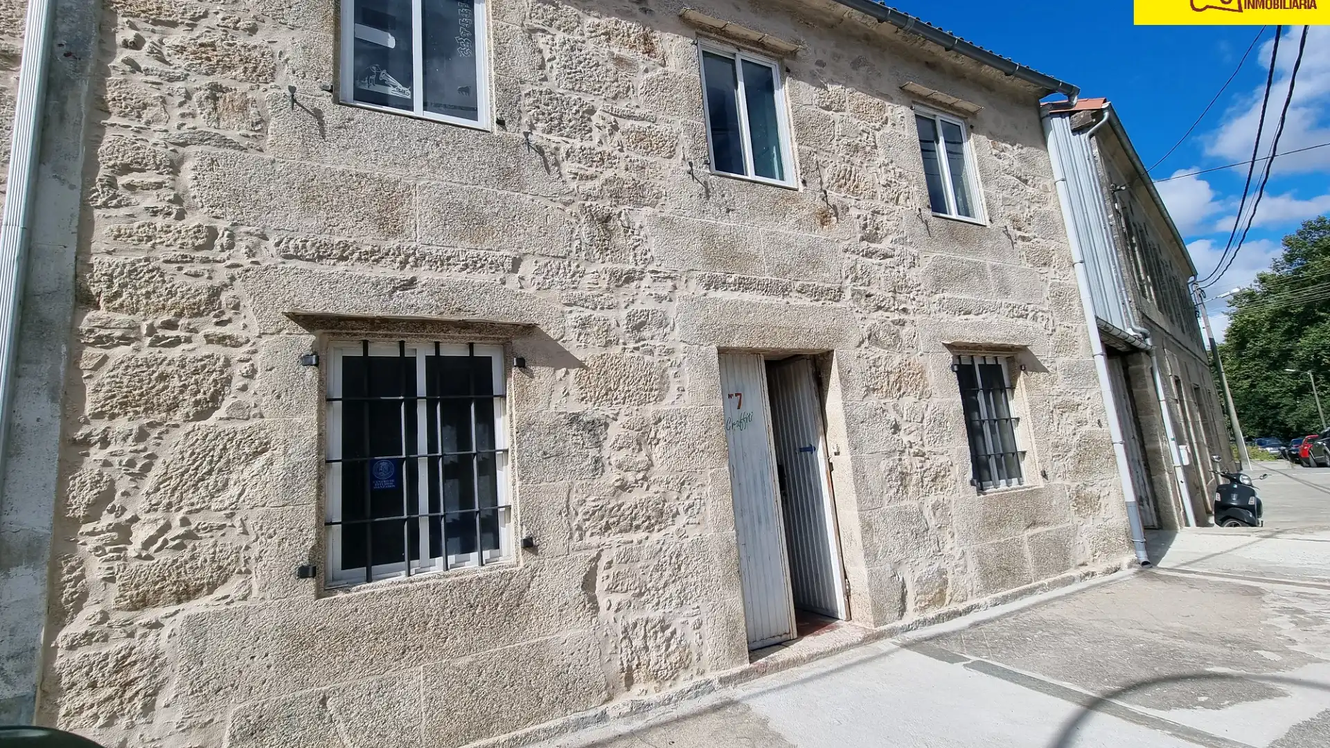 Vista exterior de Casa adosada en venta en Santiago de Compostela  con Jardín privado y Trastero