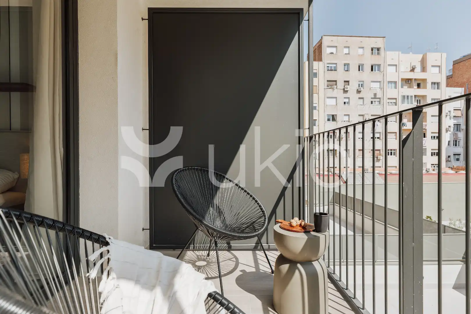 Terrasse von Wohnungen zur Miete in Barcelona mit Klimaanlage, Heizung und Möbliert