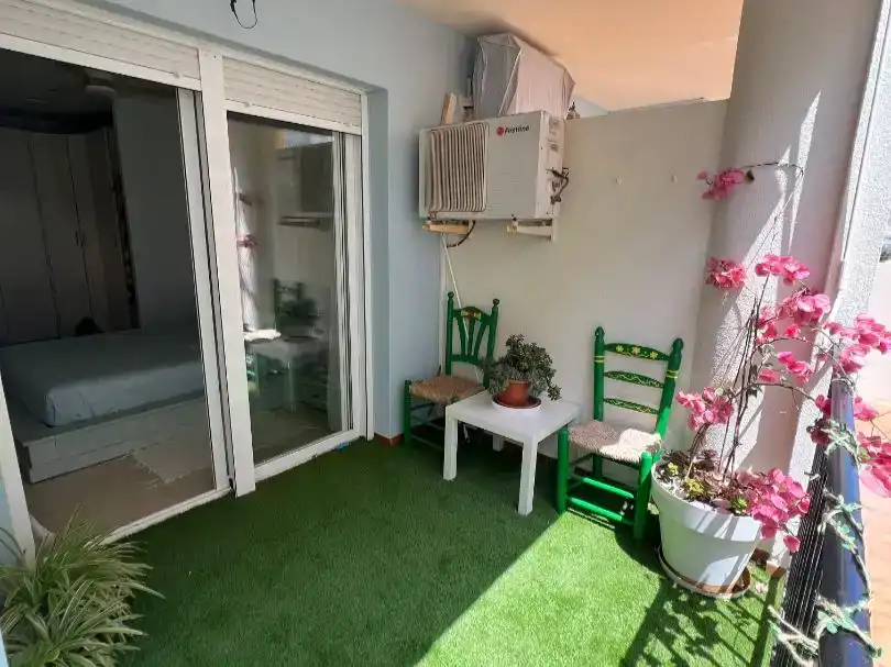Balcony of Flat for rent in El Ejido  with Air Conditioner, Swimming Pool and Balcony