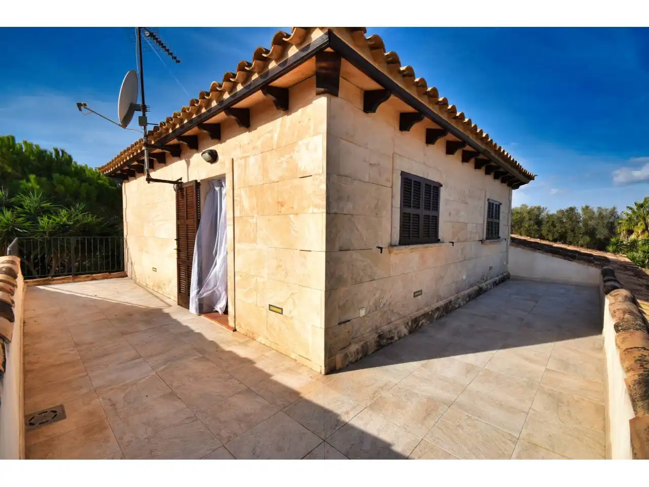 Außenansicht von Country house zum Verkauf in Santa Margalida mit Heizung, Privatgarten und Terrasse