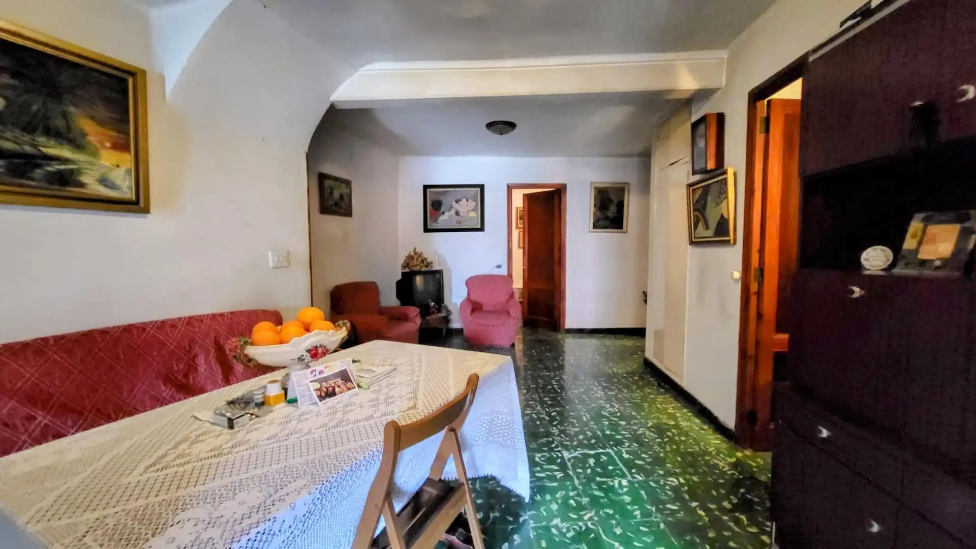Sala d'estar de Finca rústica en venda en Montitxelvo / Montichelvo amb Terrassa, Moblat i Balcó
