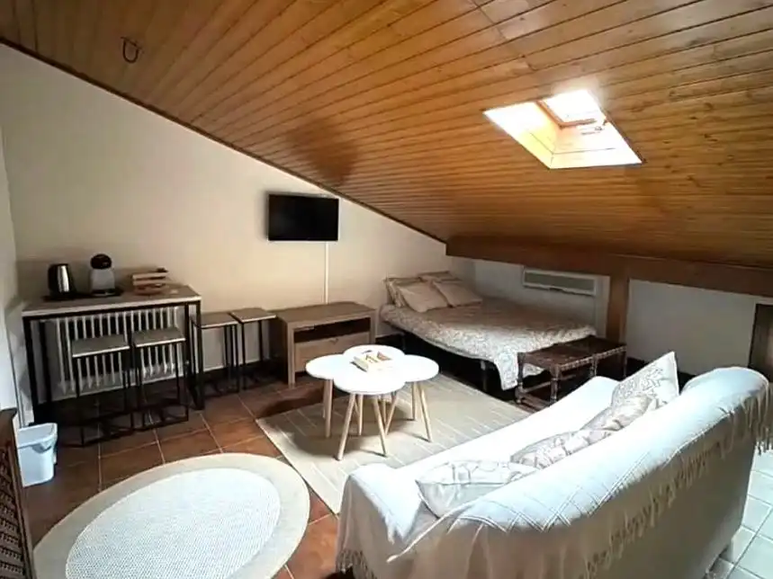 Wohnzimmer von Maisonette zum Verkauf in Arenas de San Pedro mit Klimaanlage und Balkon