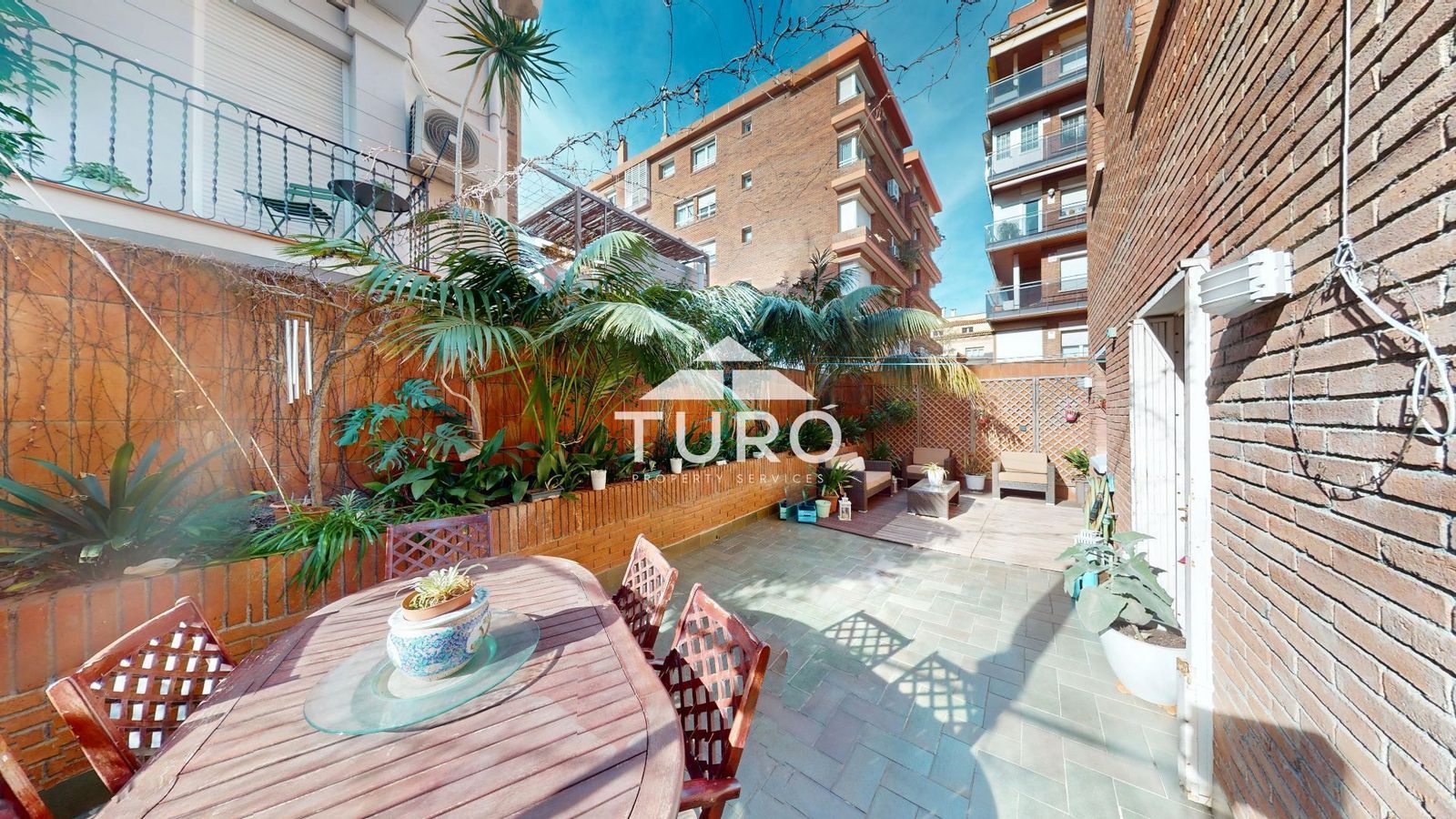Garden of Flat for sale in  Barcelona Capital  with Air Conditioner, Heating and Terrace