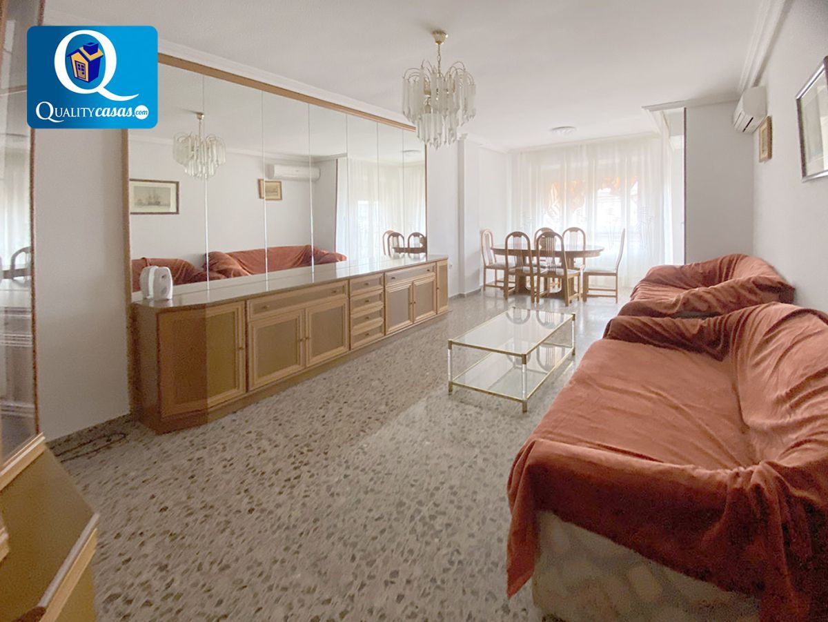 Sala d'estar de Pis de lloguer en Mutxamel amb Aire condicionat i Calefacció