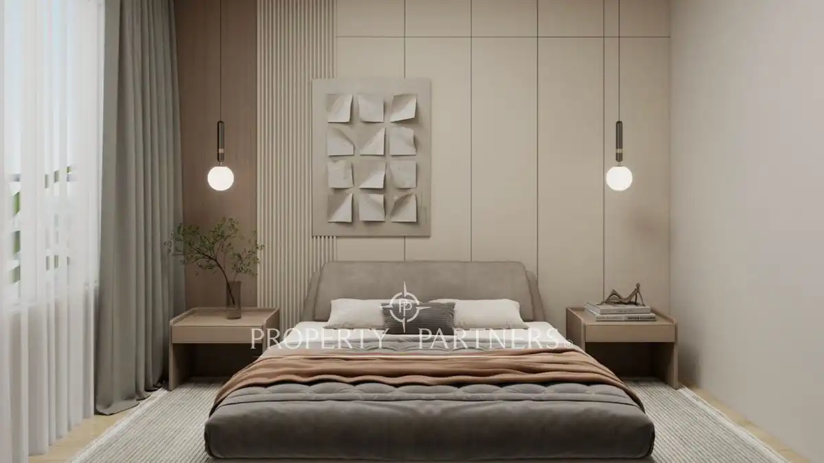 Dormitori de Apartament en venda en Madrid amb Aire condicionat, Terrassa i Moblat