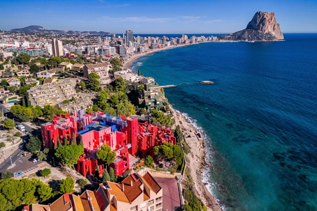 Vista exterior de Apartamento en venta en Calpe / Calp con Aire acondicionado, Terraza y Trastero