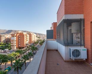 Terrace of Flat to rent in Roquetas de Mar  with Air Conditioner and Terrace