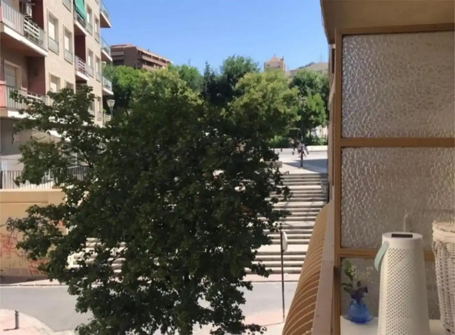 Außenansicht von Wohnung zur Miete in Granada mit Klimaanlage, Parkett und Möbliert