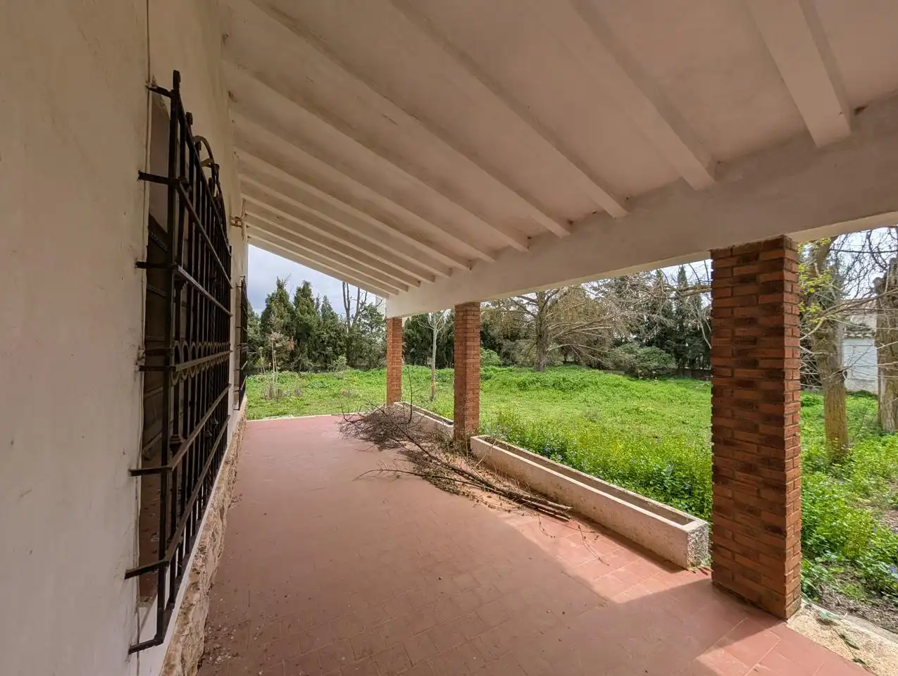 Terraza de Finca rústica en venta en Pozorrubio de Santiago con Jardín privado, Piscina y Sauna