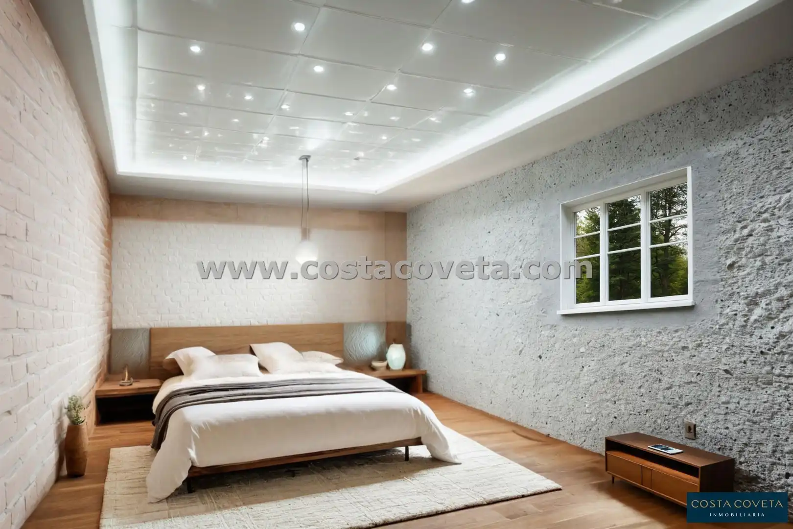 Schlafzimmer von Haus oder Chalet zum Verkauf in El Campello mit Klimaanlage, Privatgarten und Terrasse