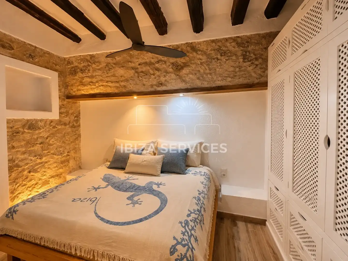 Bedroom of Flat for sale in Eivissa  with Air Conditioner