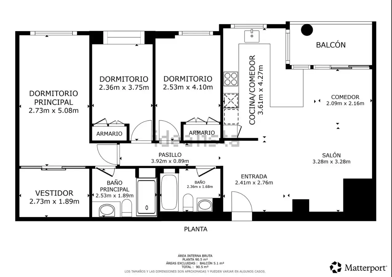 Piso en venta en Valencia con Aire acondicionado, Calefacción y Terraza