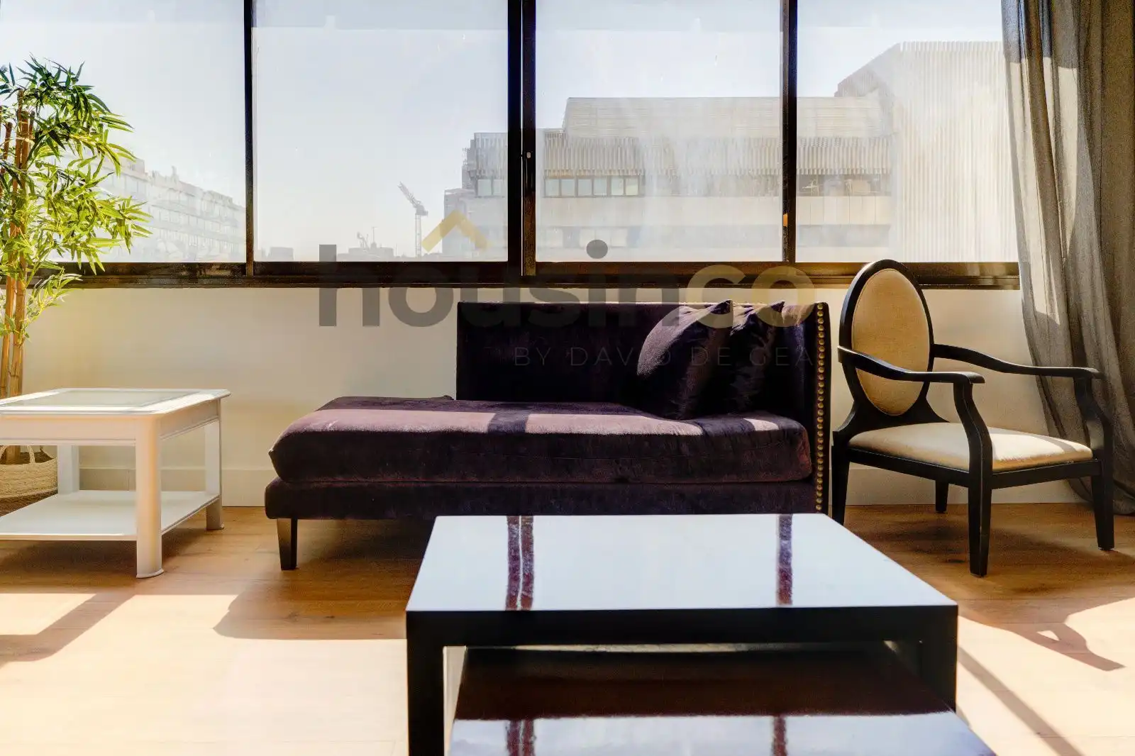 Sala de estar de Piso de alquiler en Madrid con Aire acondicionado, Calefacción y Amueblado