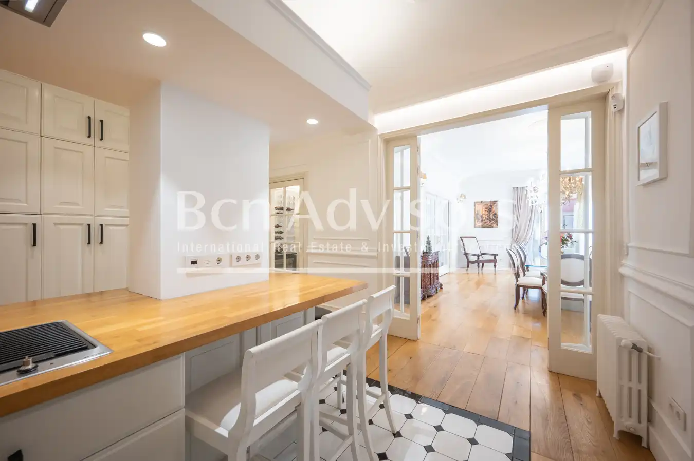 Kitchen of Attic for sale in Barcelona  with Air Conditioner, Heating and Terrace