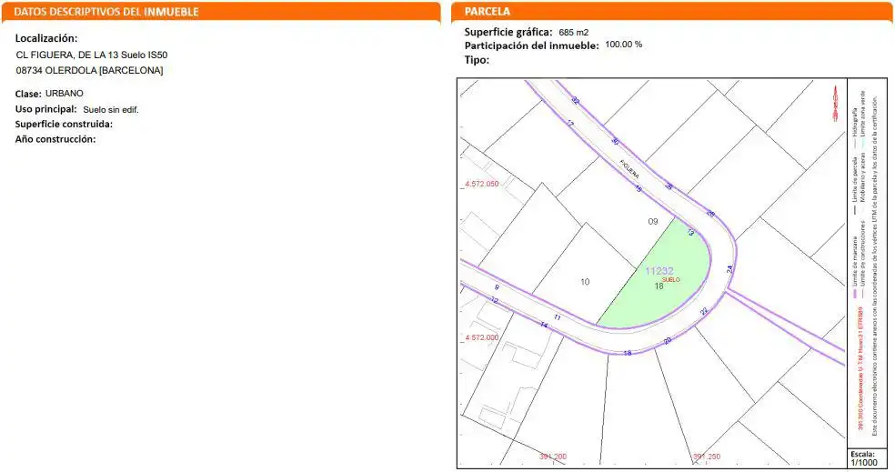 Rustikales Grundstück zum Verkauf in Olèrdola, imagen 3