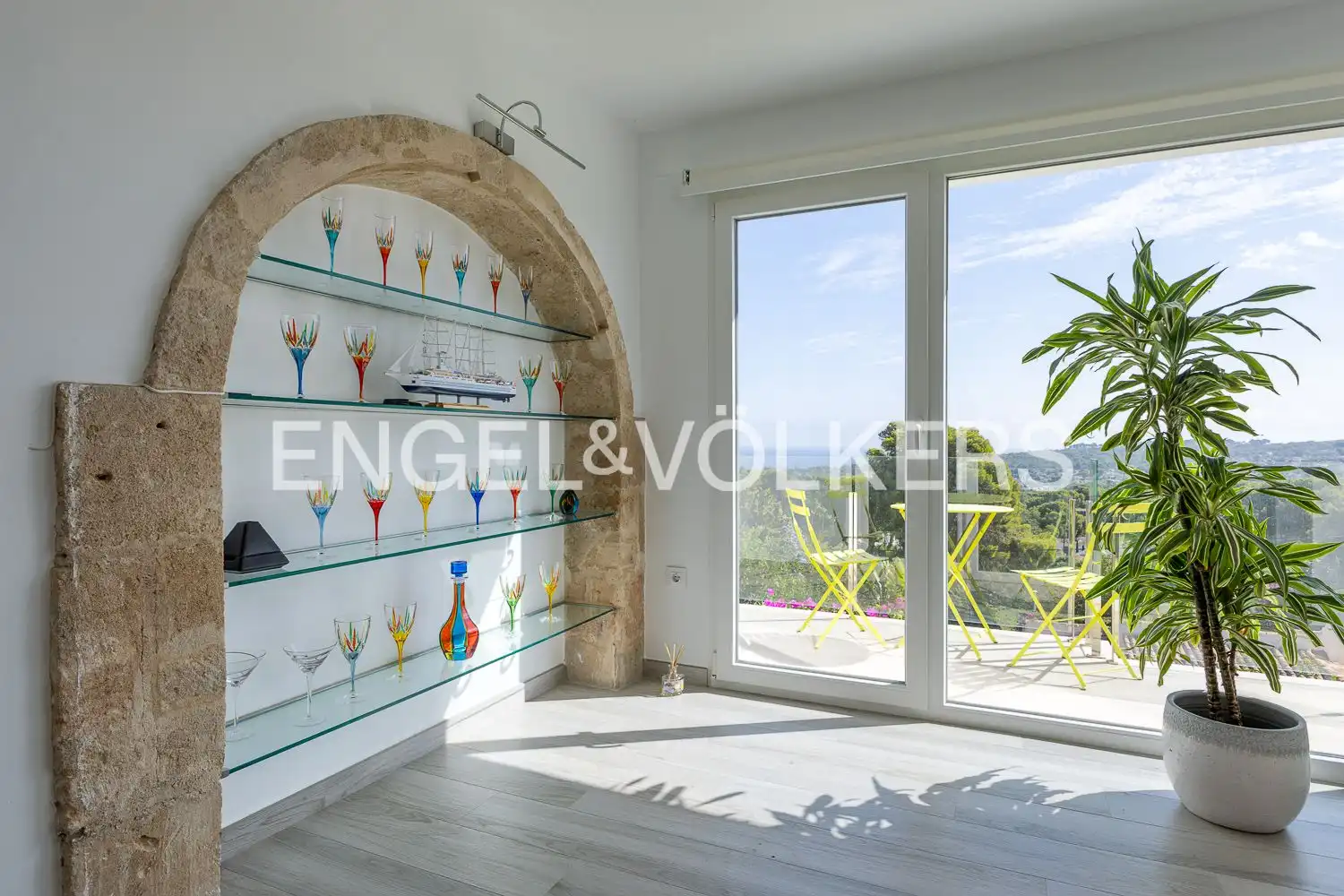 Sala d'estar de Casa o xalet en venda en Jávea / Xàbia amb Aire condicionat, Calefacció i Jardí privat