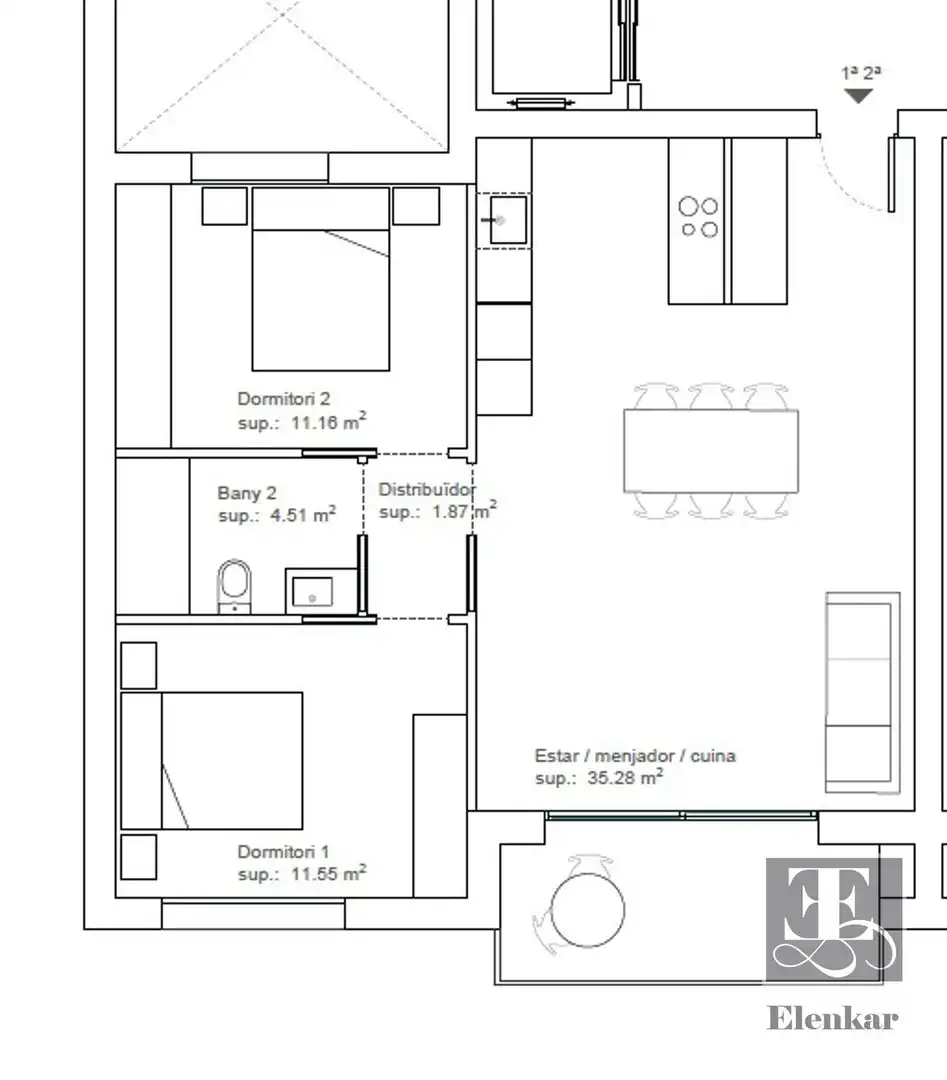 Piso con ascensor en venta en Bisbe Catala, imagen 5