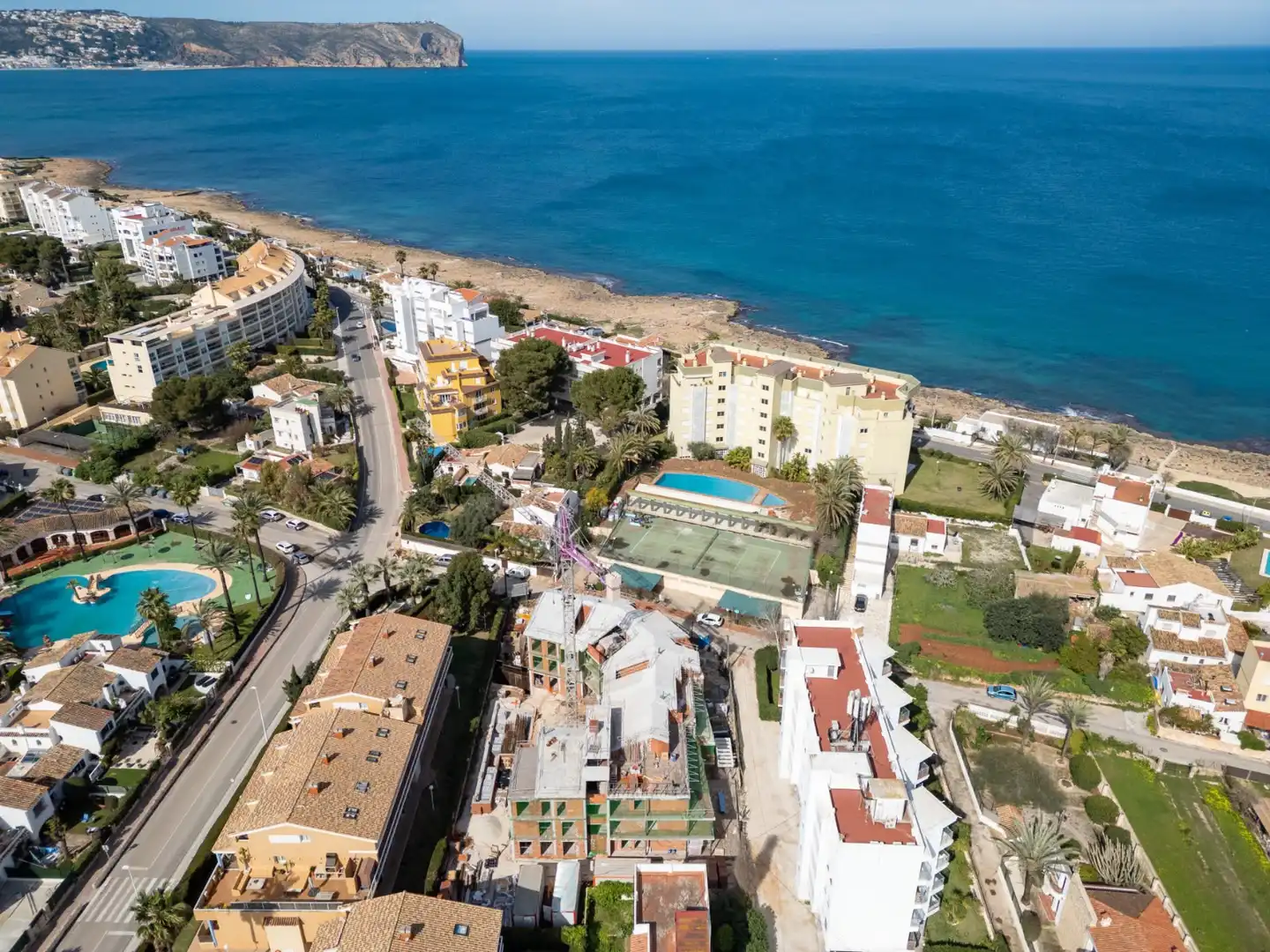 Vista exterior de Apartamento en venta en Jávea / Xàbia con Terraza y Piscina