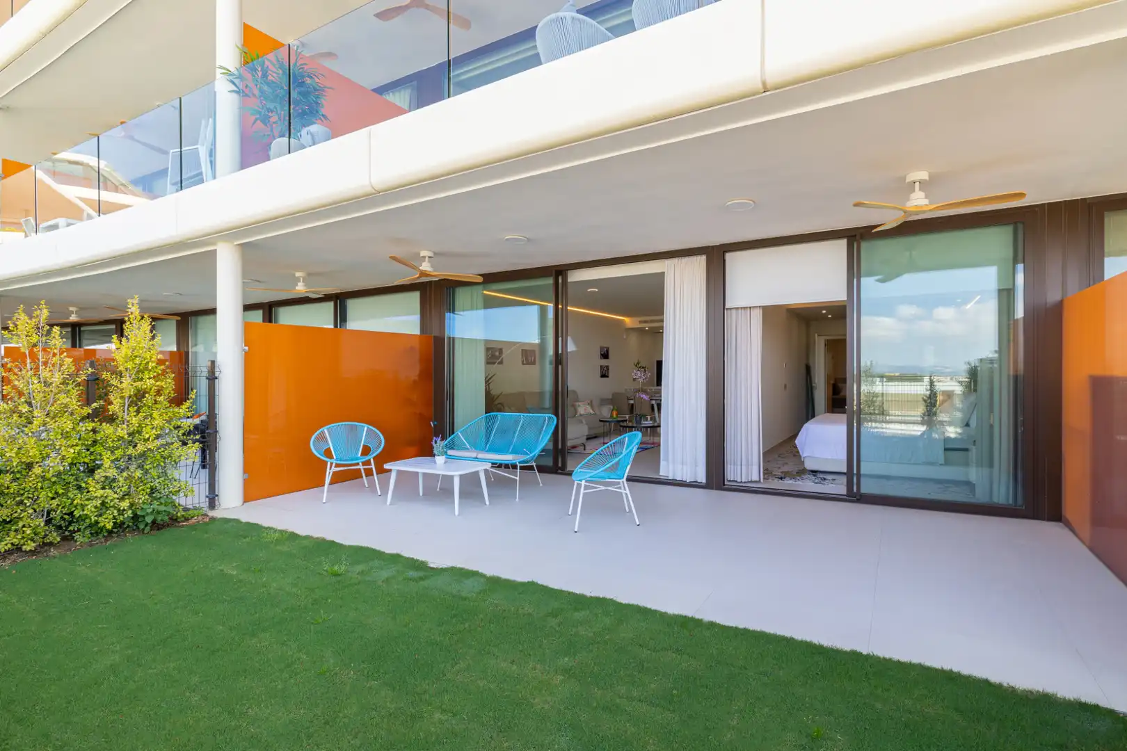 Terrace of Flat for rent in Fuengirola  with Air Conditioner, Heating and Private garden