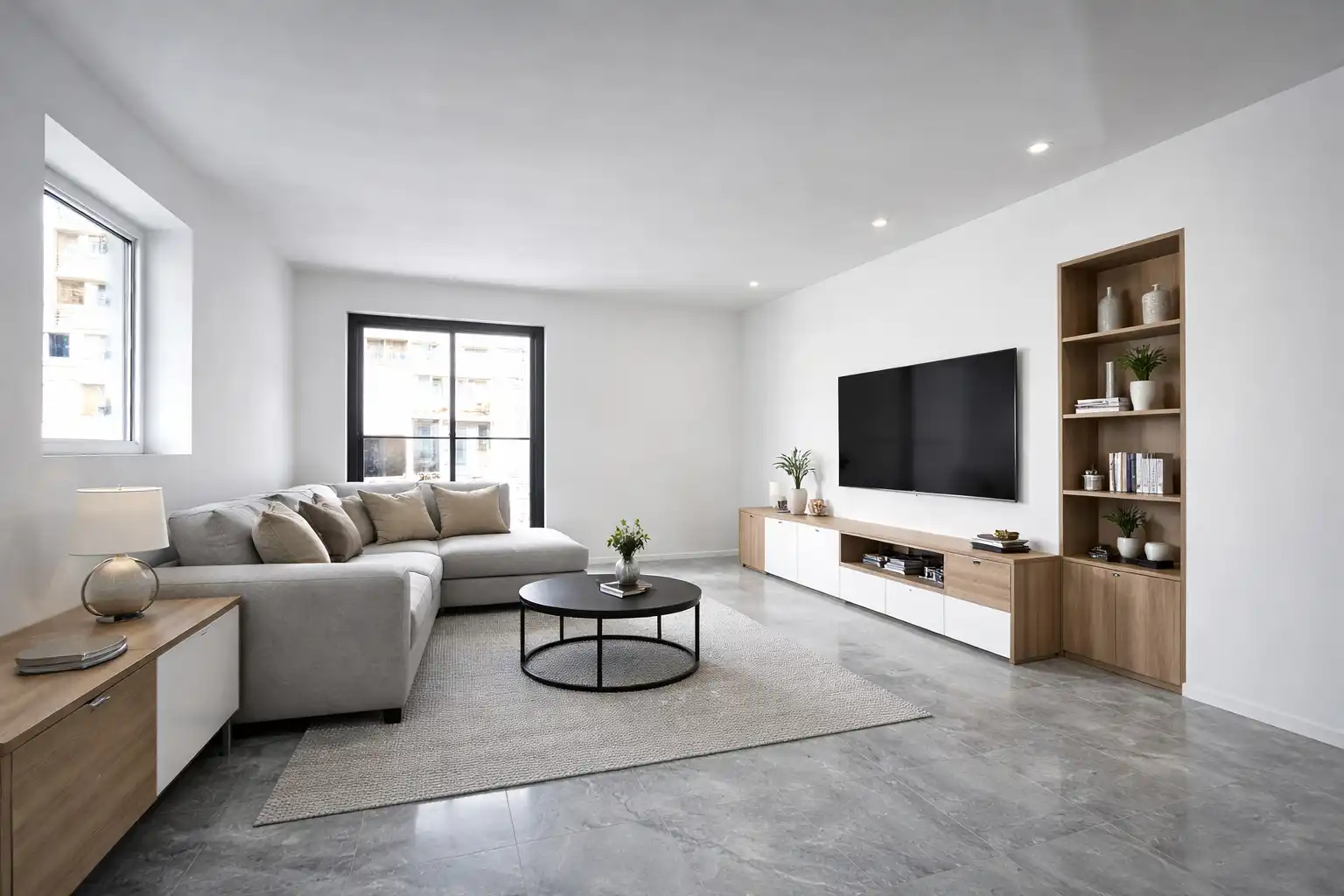 Sala de estar de Planta baja en venta en Ses Salines con Aire acondicionado, Terraza y Horno