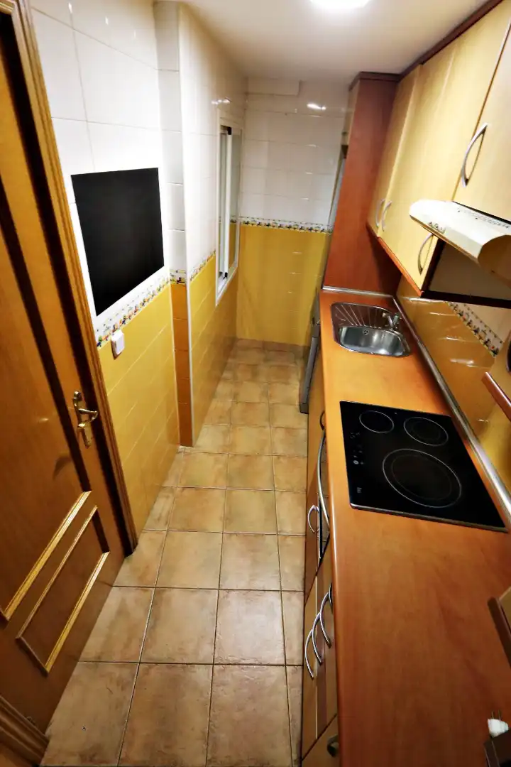 Kitchen of Flat for sale in Getafe  with Air Conditioner, Heating and Terrace