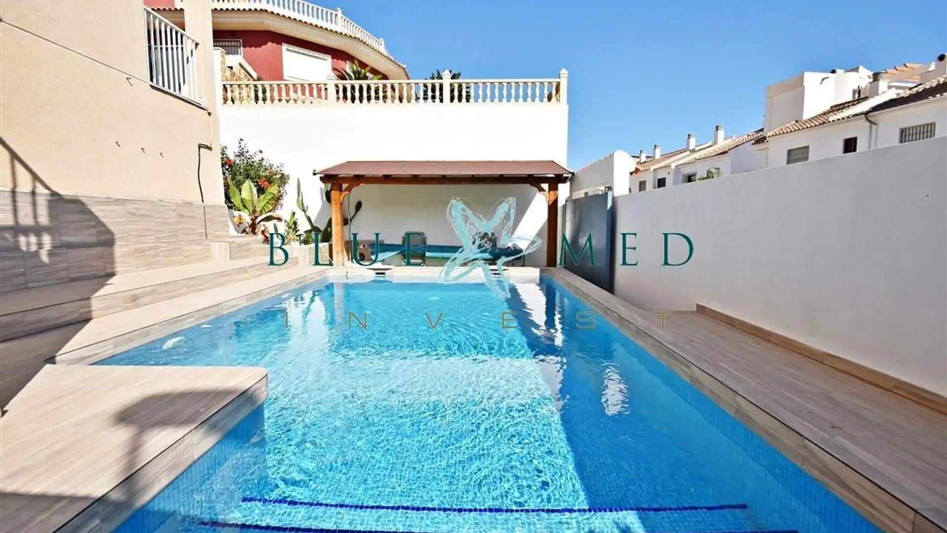 Piscina de Casa o chalet en venta en Mazarrón con Aire acondicionado, Jardín privado y Terraza