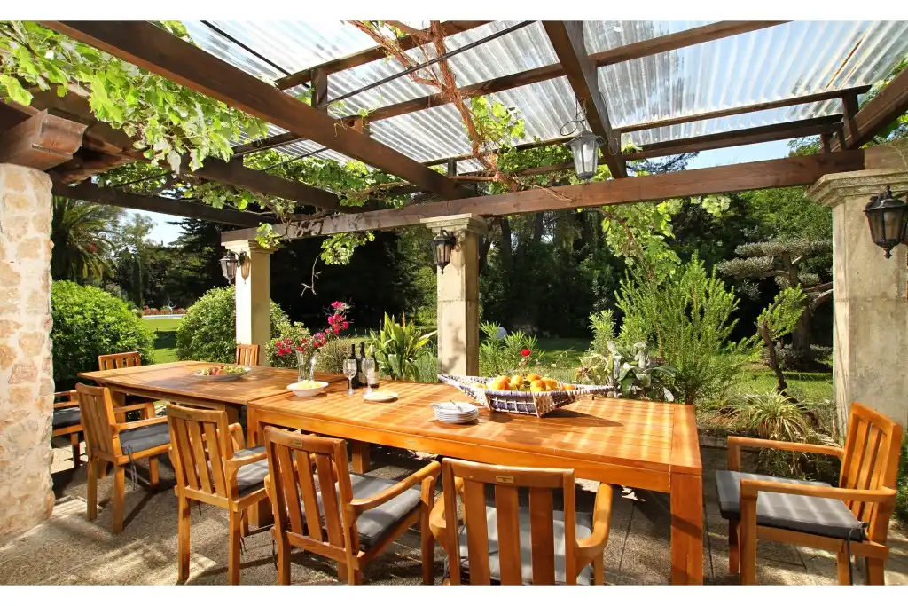 Terraza de Finca rústica en venta en Pollença con Aire acondicionado, Calefacción y Jardín privado