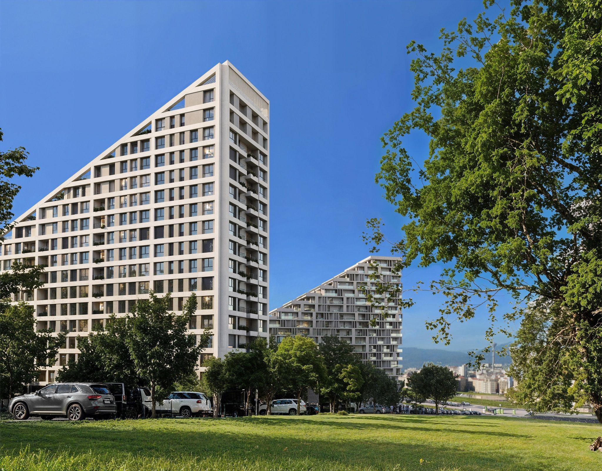 Exterior view of Flat for sale in A Coruña Capital   with Heating, Terrace and Storage room