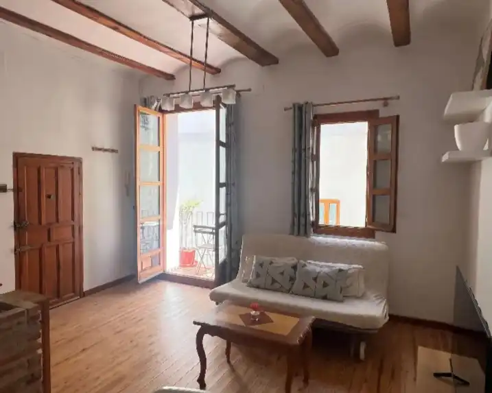 Sala de estar de Piso de alquiler en Valencia con Trastero, Amueblado y Balcón