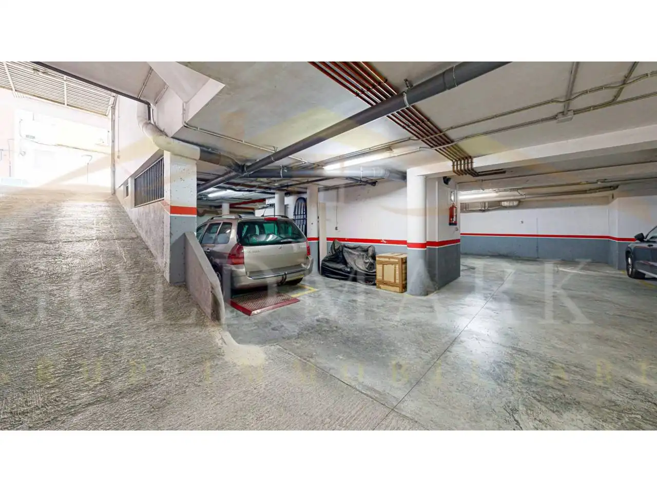 Parking of Flat for sale in Cubelles  with Air Conditioner, Heating and Terrace